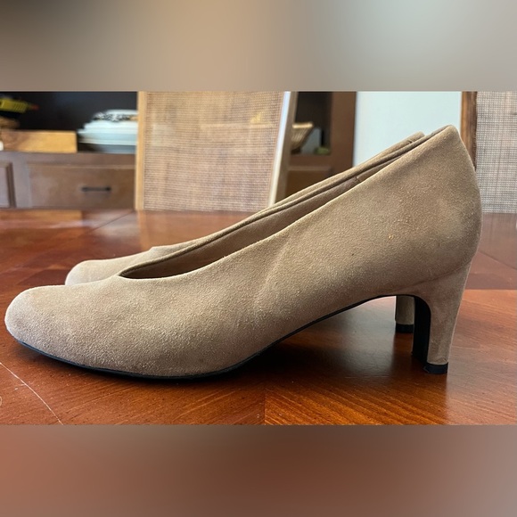 Amante Shoes Suede Pumps Tan 9.5M - Picture 3 of 7
